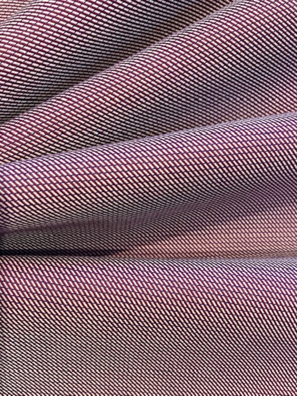 Burgundy Semi Plain Cotton Shirting