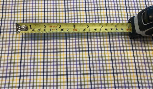 Multi-Coloured Check Cotton Shirting – Classic & Versatile