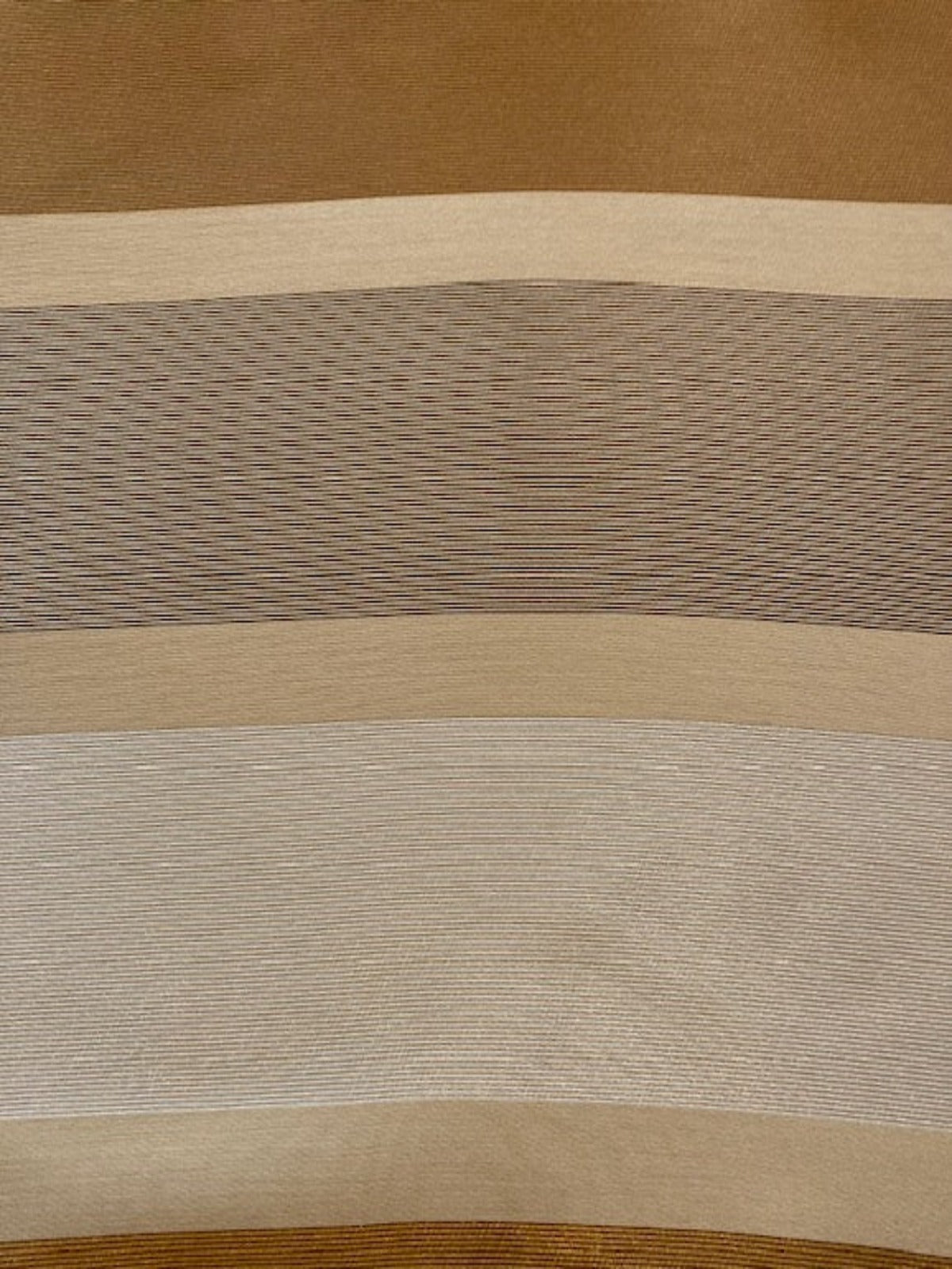 Golden Honey & Wheat Tone Stripes. Stripes Running Across the Fabric