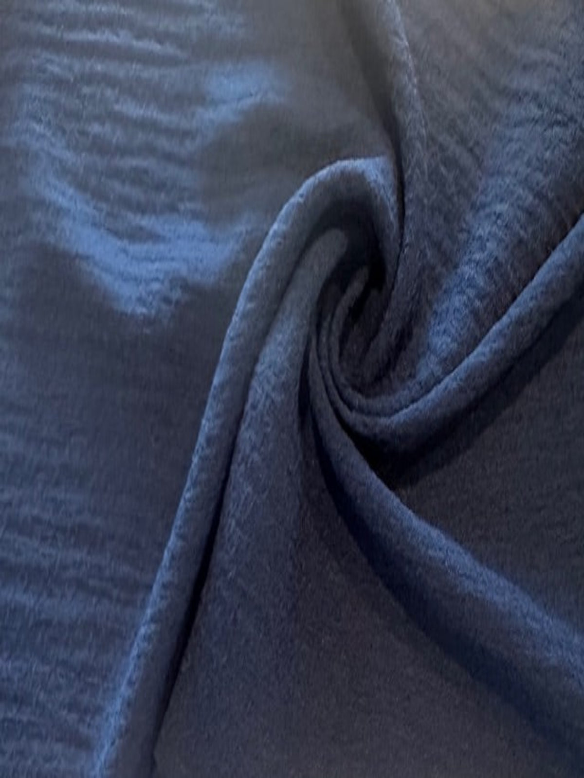 Navy Textured Crepe Jersey