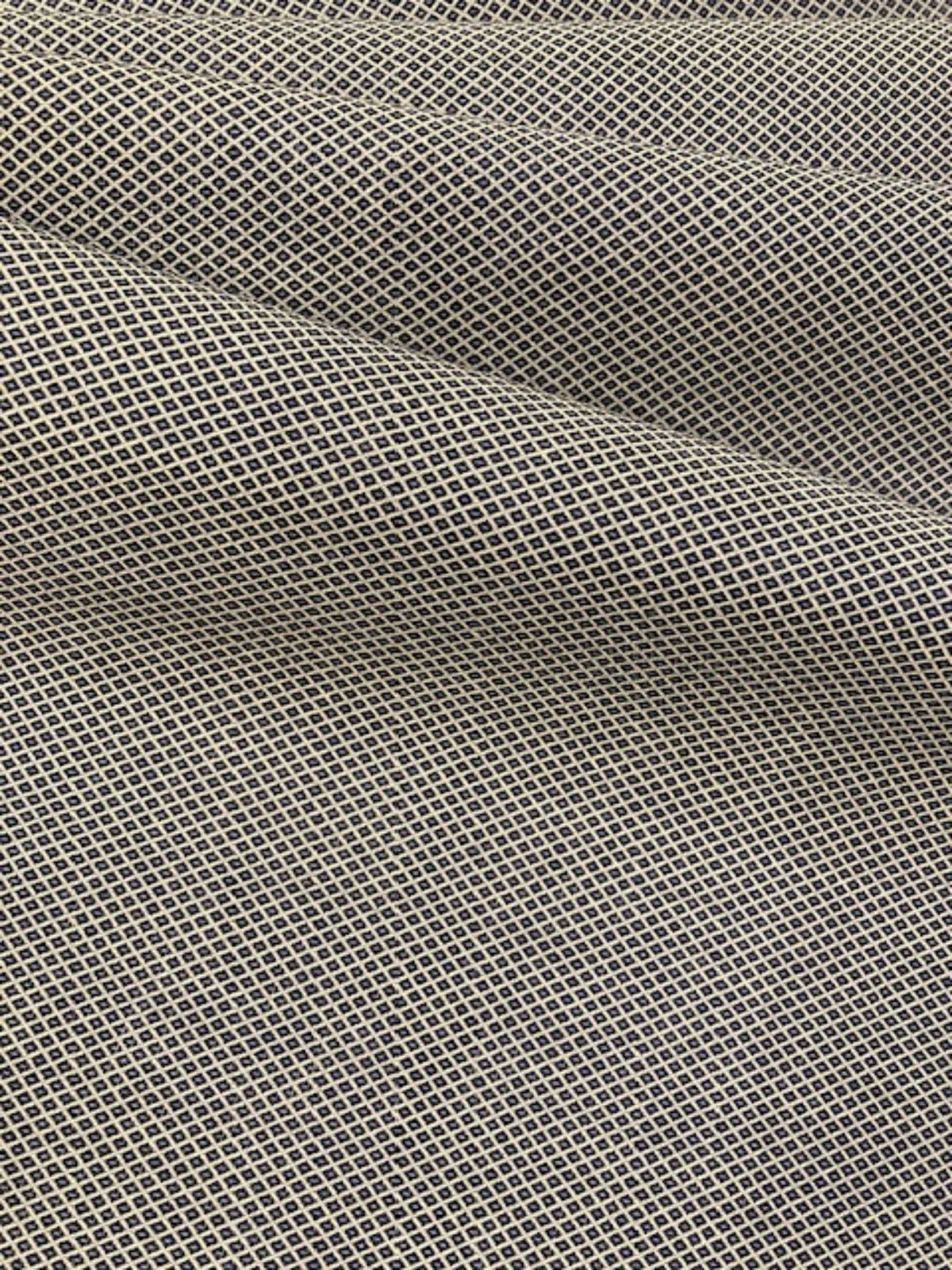 Blue Mini Diamond Cotton Shirting Weight