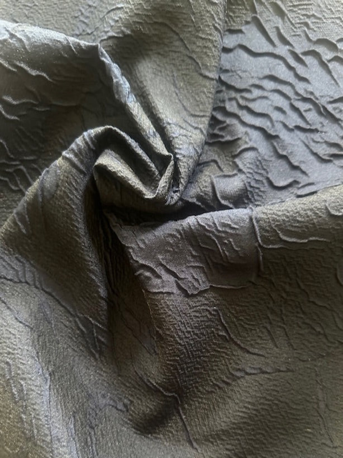 Navy Embossed & Textured