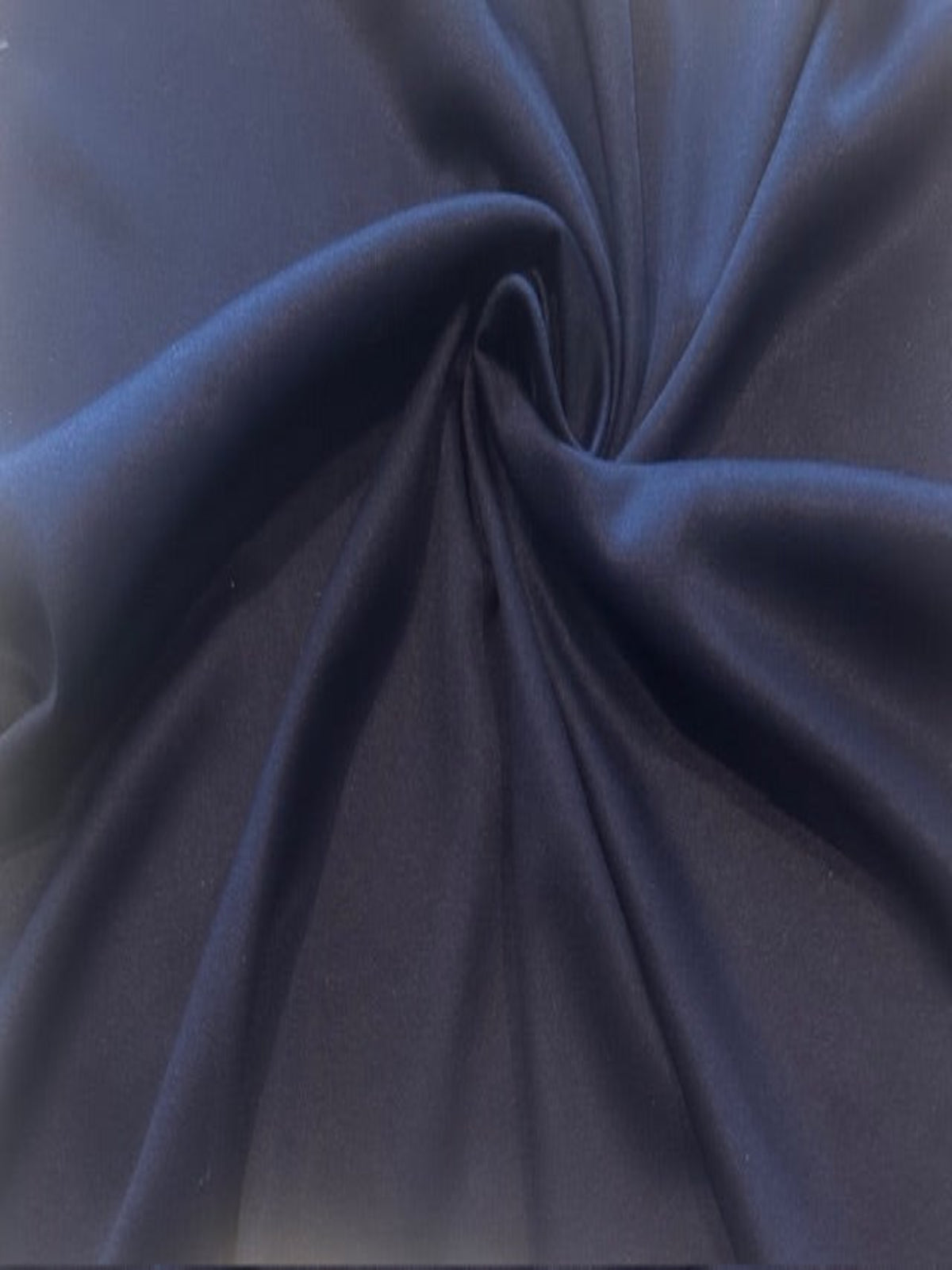 French Navy Knitted Lining – 100% Polyester, 145 cm Wide