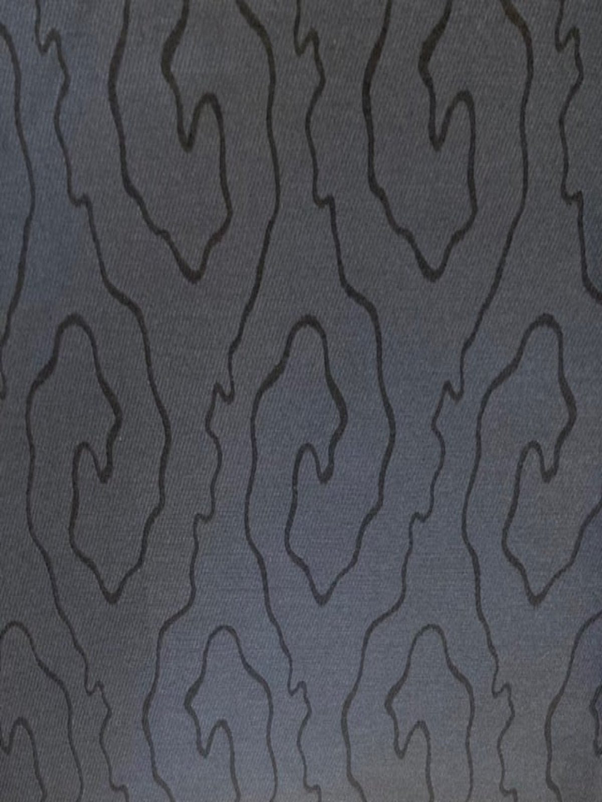 Dark grey Wave Damask