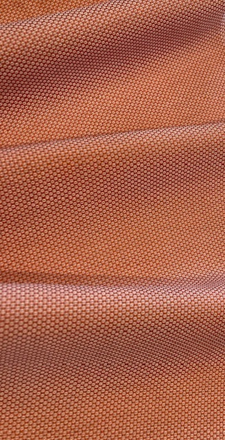 Orange Mini Diamond Cotton Shirting