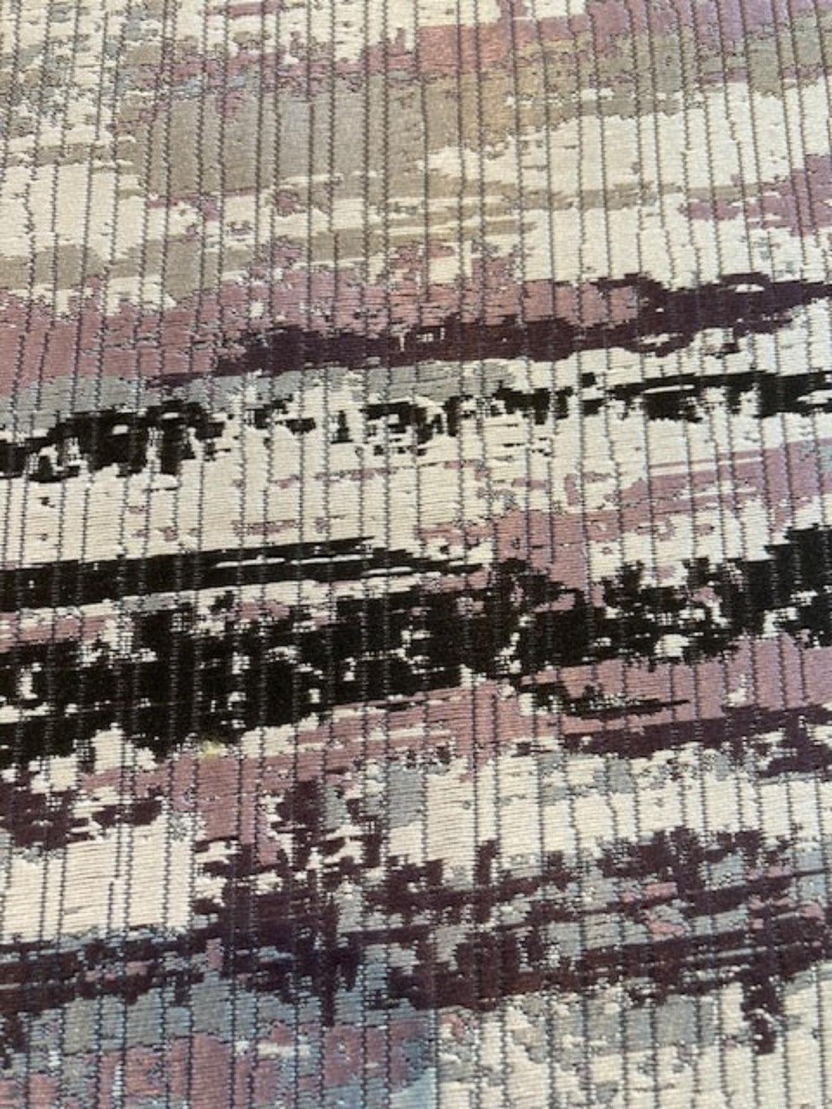 Dusty Pink/Amethyst Abstract & Textured Furnishing