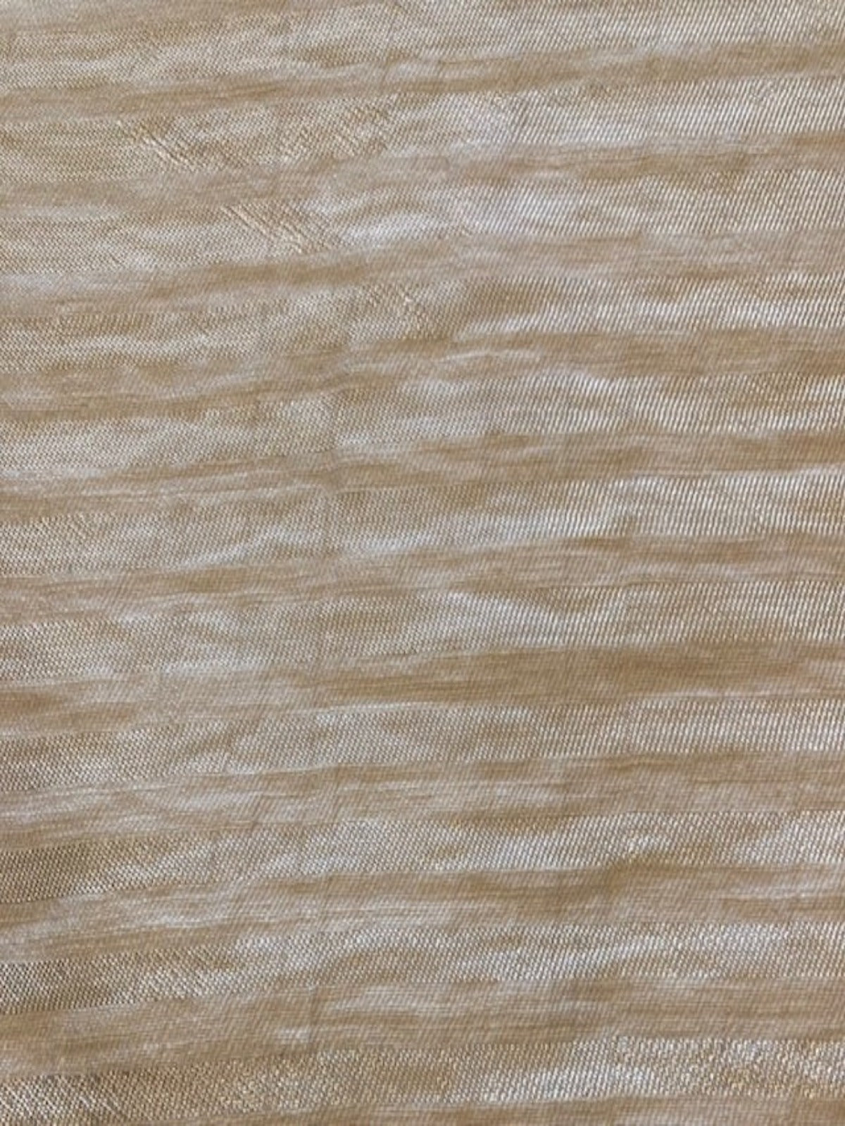 Nude Blush Crushed with Graduated Satin Stripes Running Across the Fabric in 100cm Panels