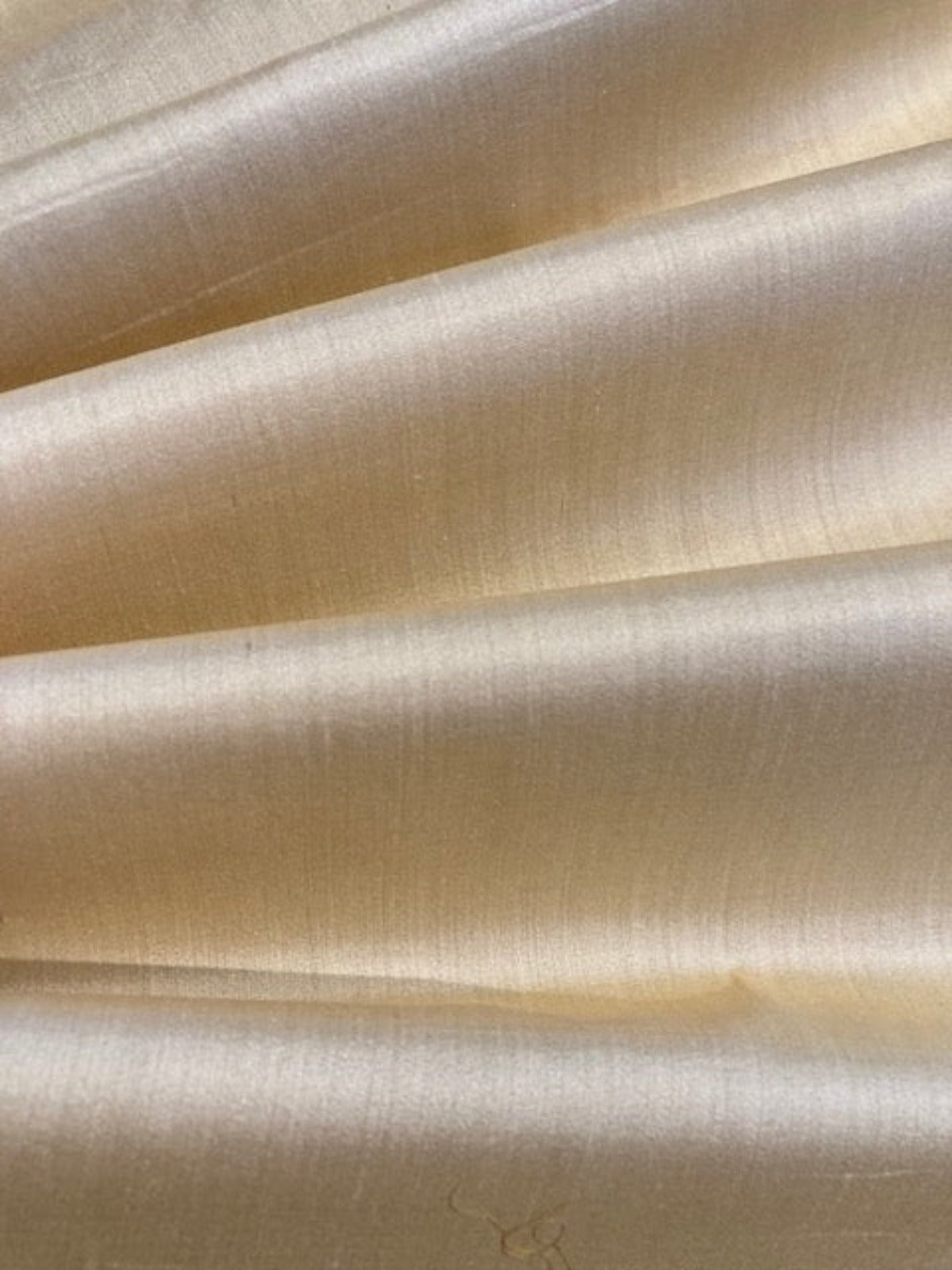 Pastel Peach Silk Dupion Fabric