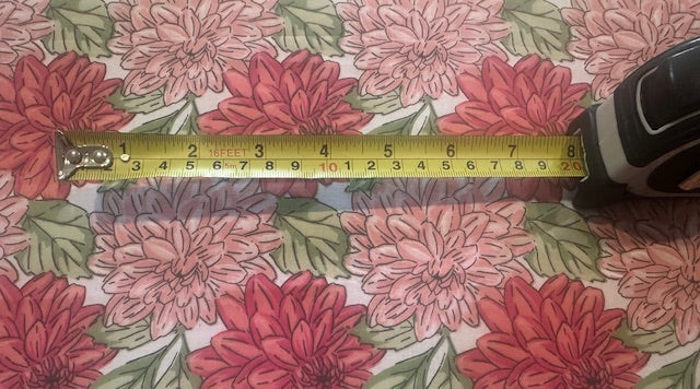 Pink Floral on Poly/Cotton