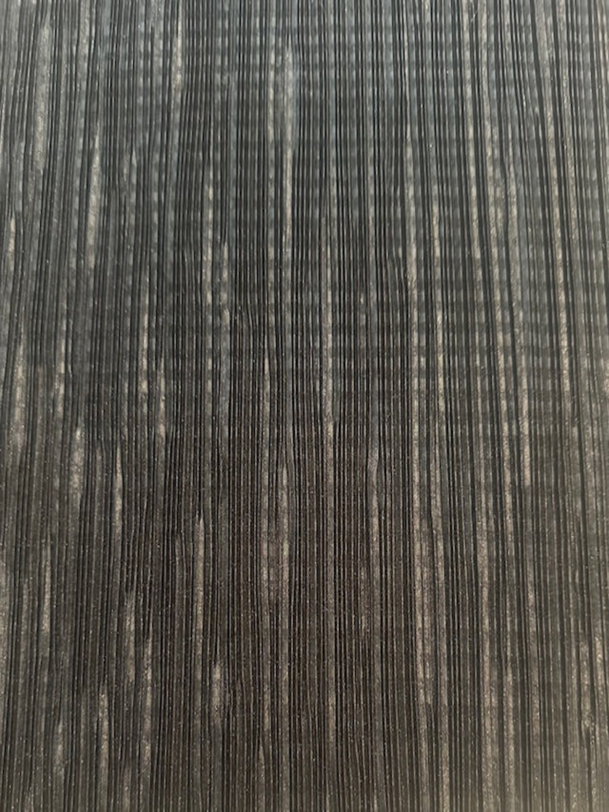 Black Permanently Pleated Top Weight