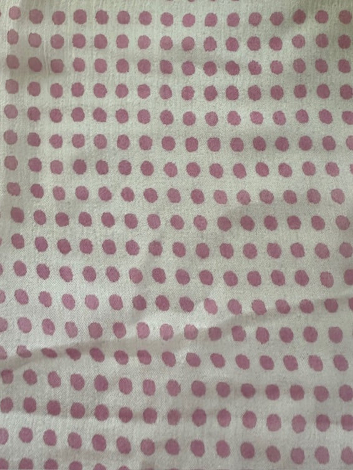 Pink Spot on Yoryu Silk Chiffon