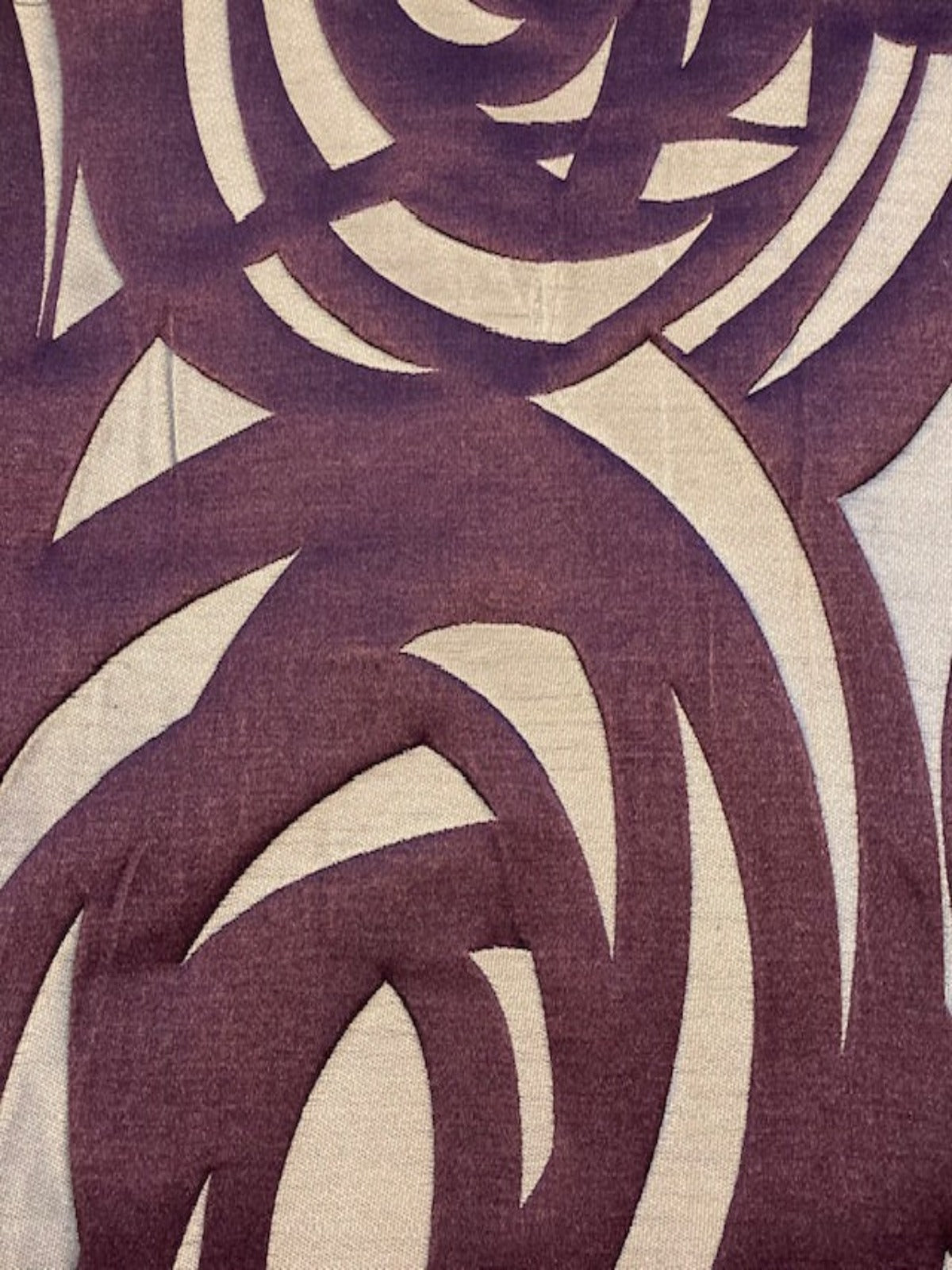 Purple Swirl Jacquard Furnishing