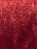 Raspberry Velvet with Crushed Look and Fire Retardant Finish