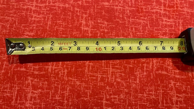 Coral Red Textured Look Print on Cotton 