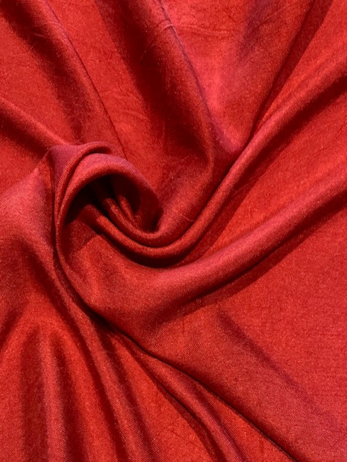 Tomato Red Soft Handle Silk Dupion Blouse Weight