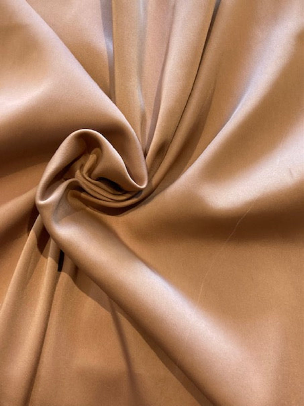 Rose Gold Stretch Satin