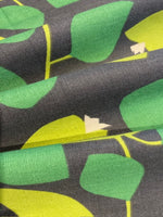 Lime & Emerald on Dark Grey Abstract Rose Hip "Scion - RoseHip"