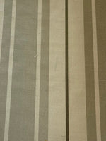 Pastel Sage Green Stripe Silk Dupion