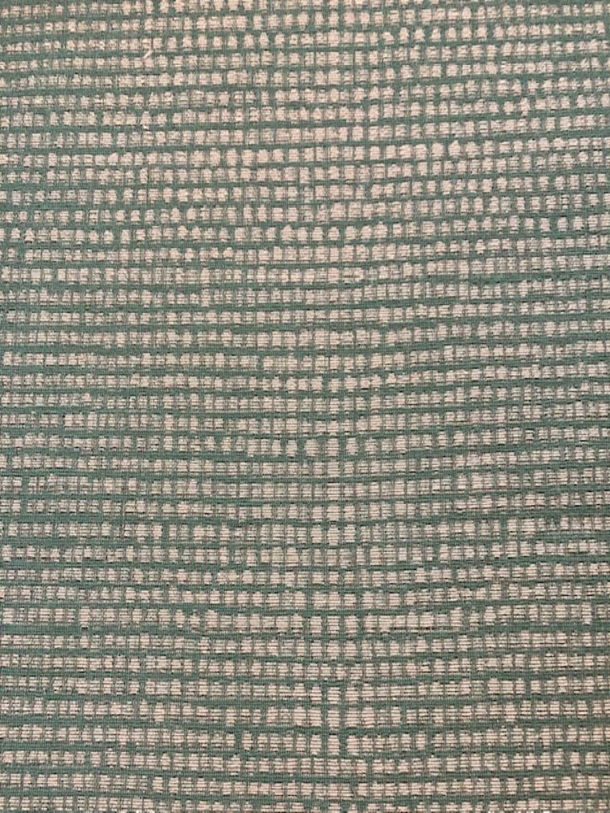 Sea Green Graduated Spotted Stripe Furnishing. Firm Handle Cotton