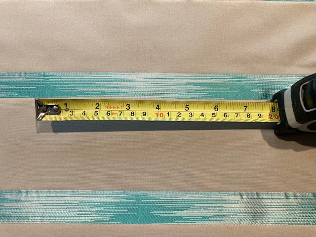 Seagrass Stripe on Light Clay " Sway - Seagrass"