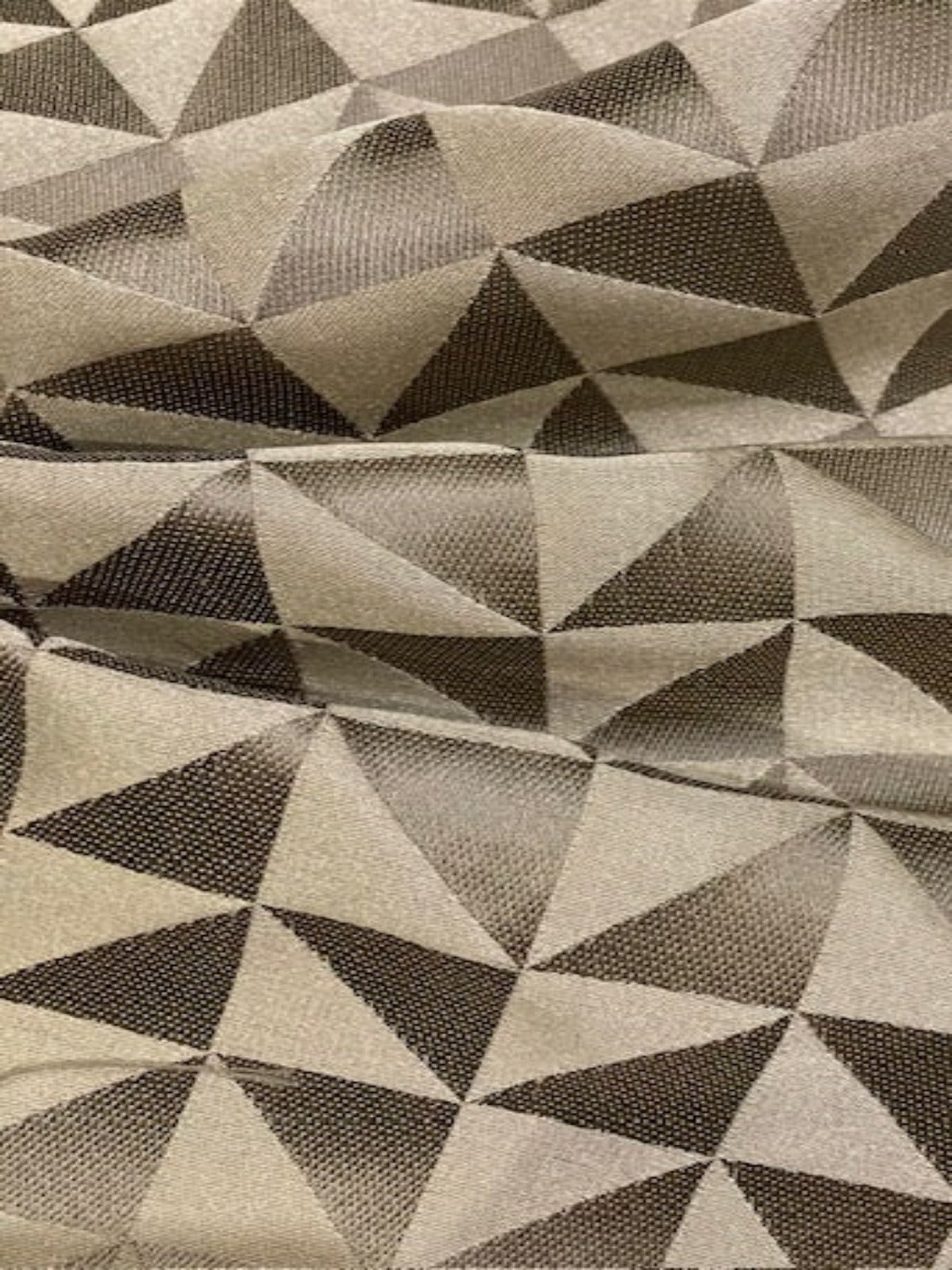 Stone Colour Interlocking Shimmer Triangles