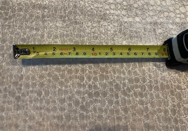 Cream Snake Skin Ivory Velvet