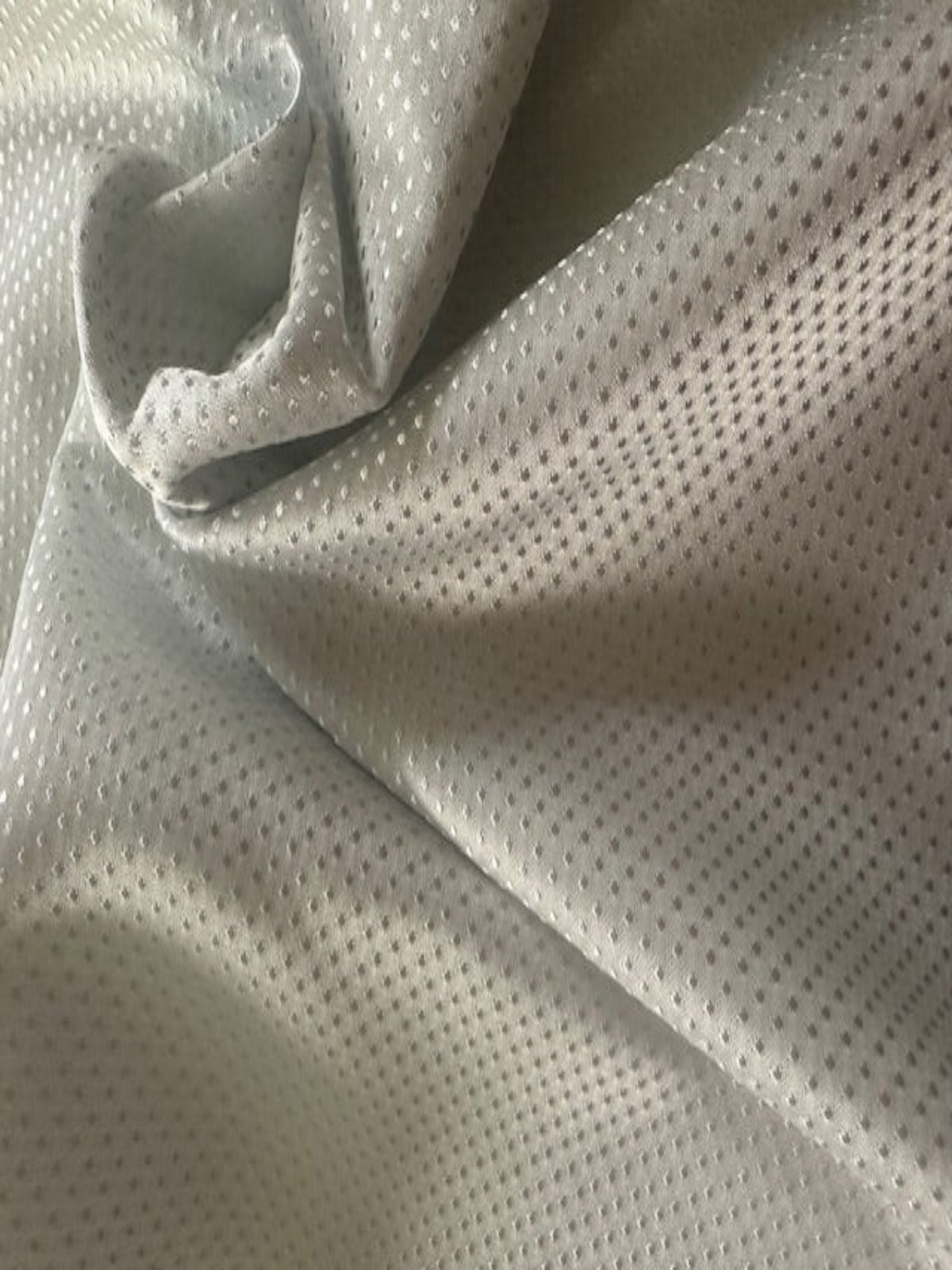 Pale Silver Dot Jacquard