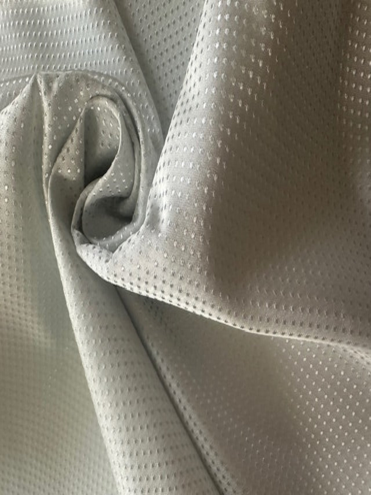 Pale Silver Dot Jacquard