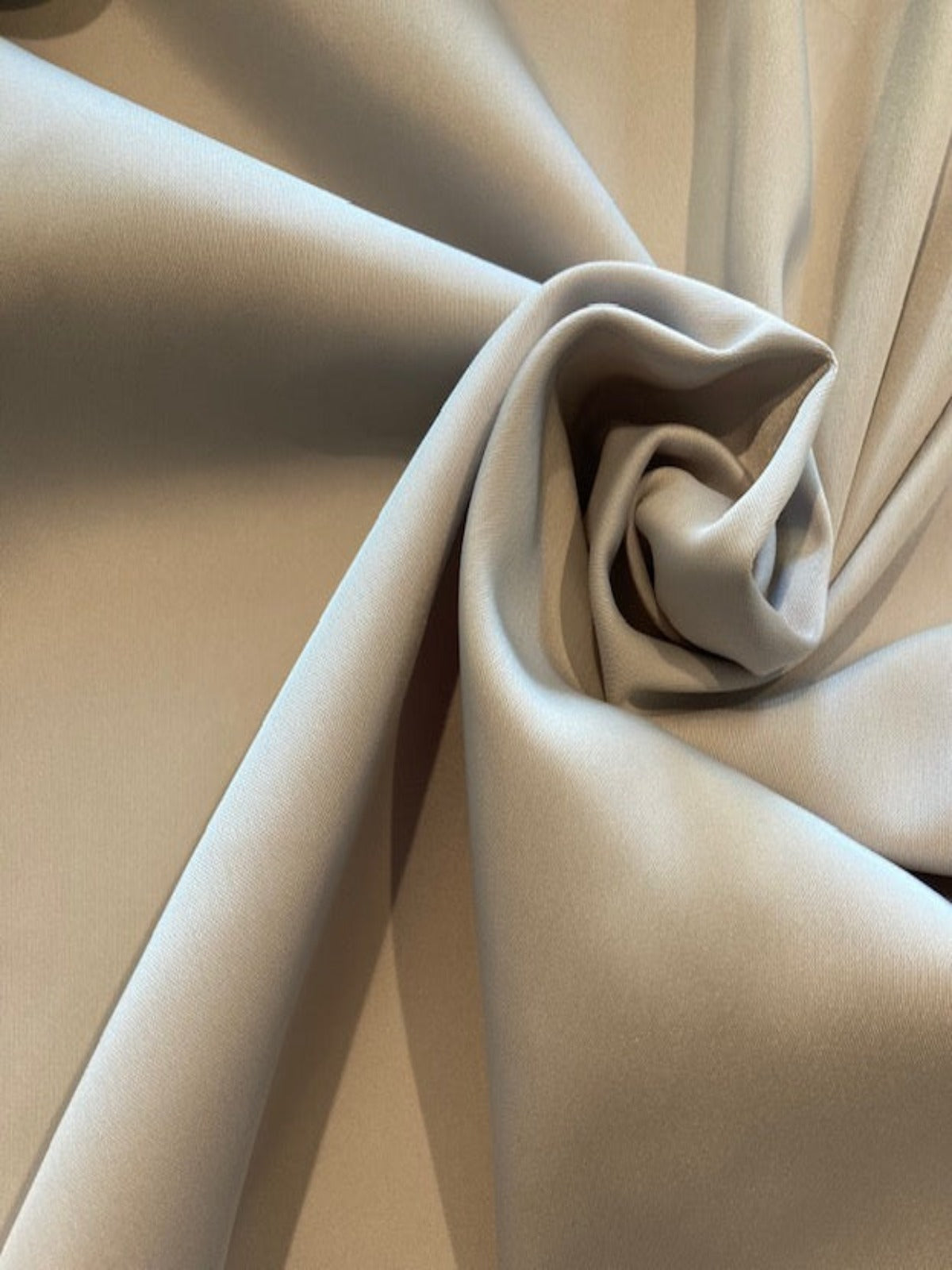 Silver Stretch Satin