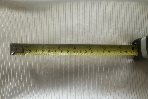 Ivory on Ivory Jacquard Woven Stripe