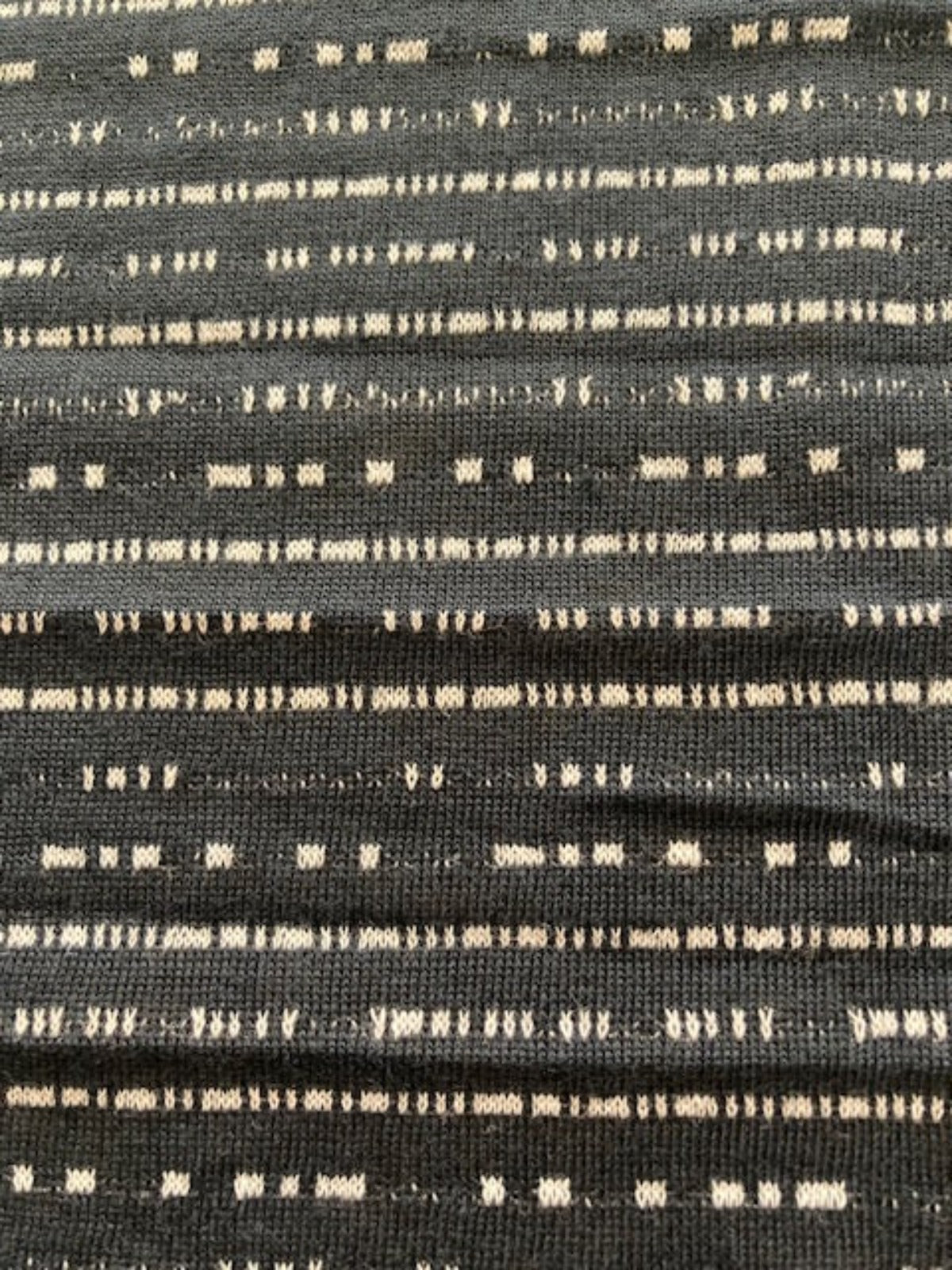 Dashed Stripe Dark Navy Knit – Stylish & Comfortable