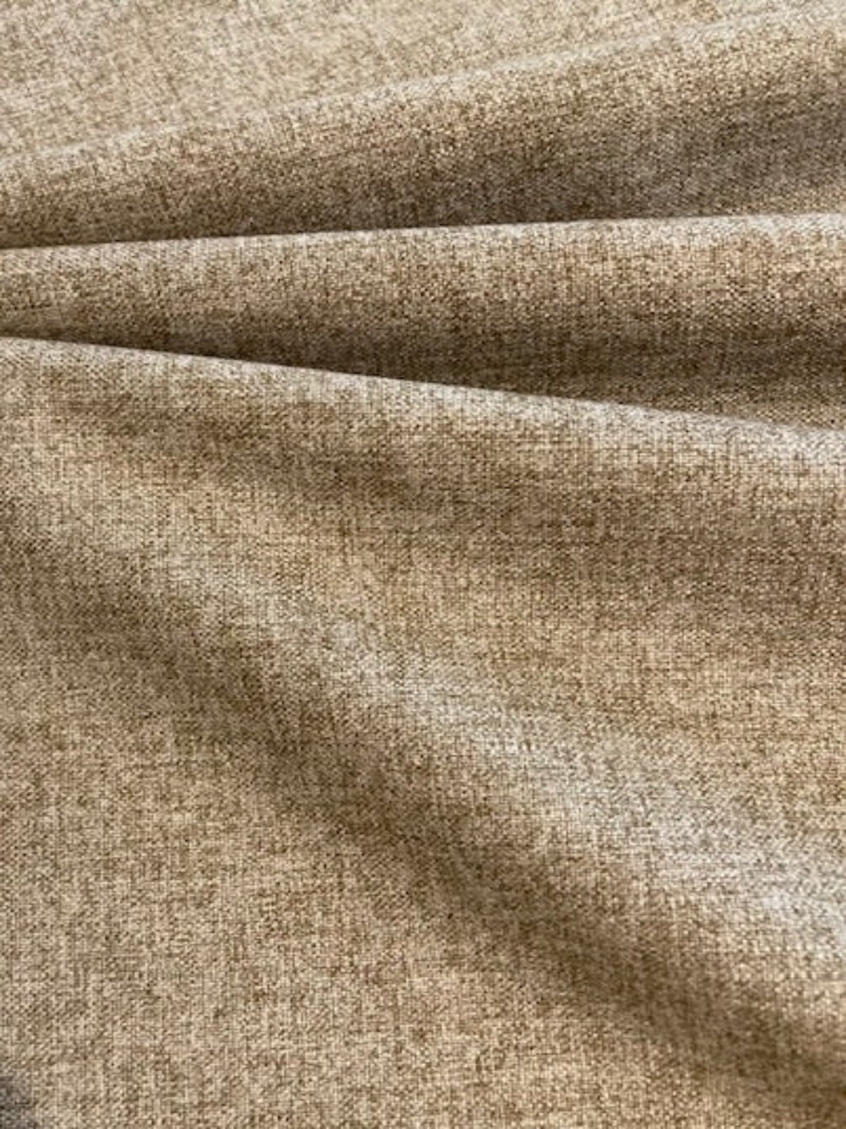 Tan Cross Dye Brushed Furnishing on one side