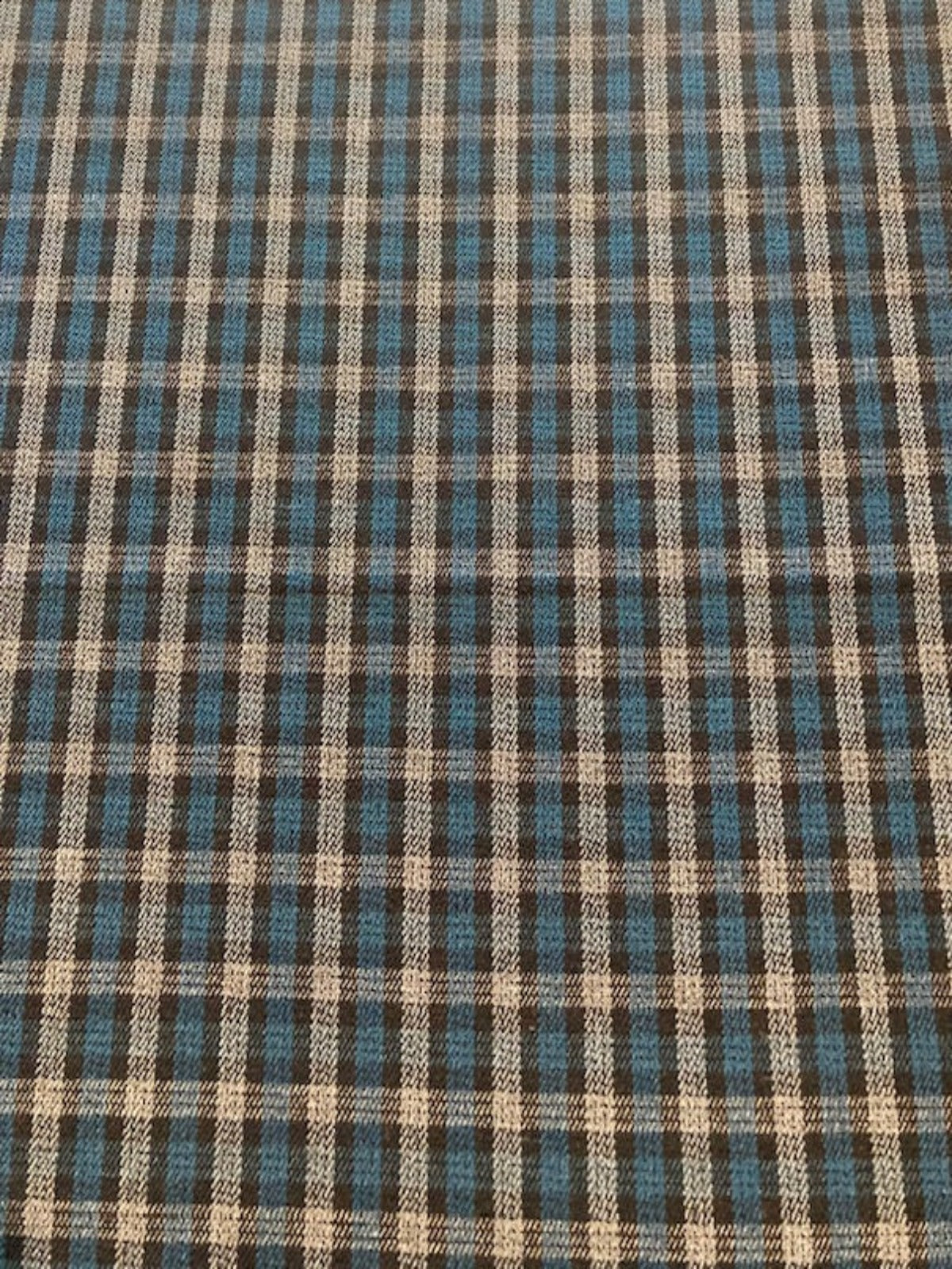 Teal/Grey Suiting Weight with One-Way Stretch – Tailored & Elegant Fashion Fabric