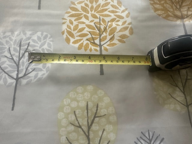Tree on Silver PVC Coated Cotton
