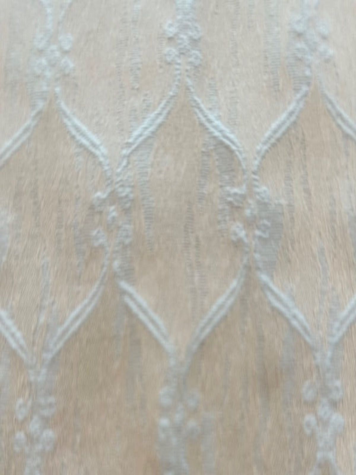 Pale Duck Egg/Pale Gold Trellis Jacquard