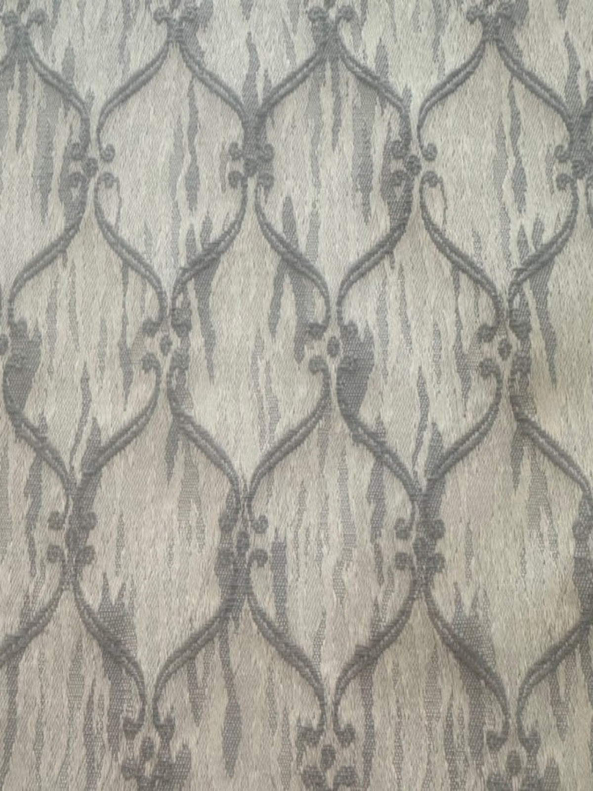 Steel Grey Trellis Jacquard