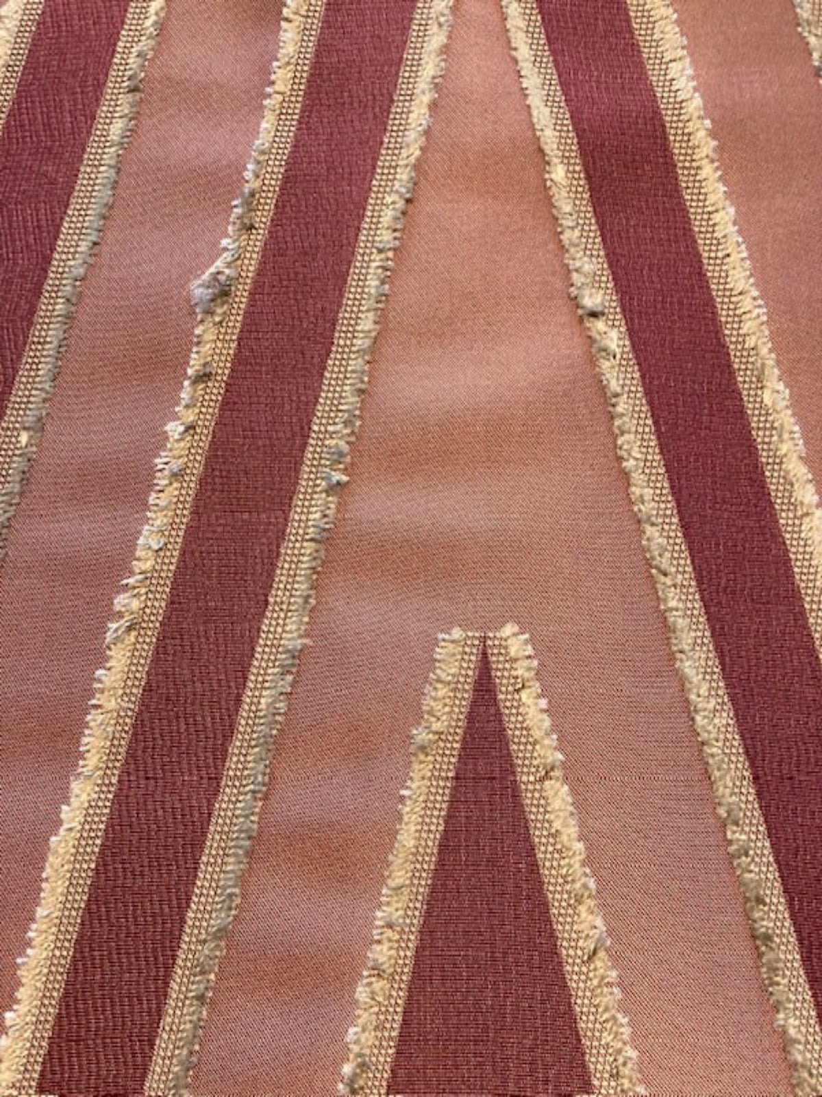 Bright Purple Large Scale Chevron Jacquard " Harlequin - Morika"