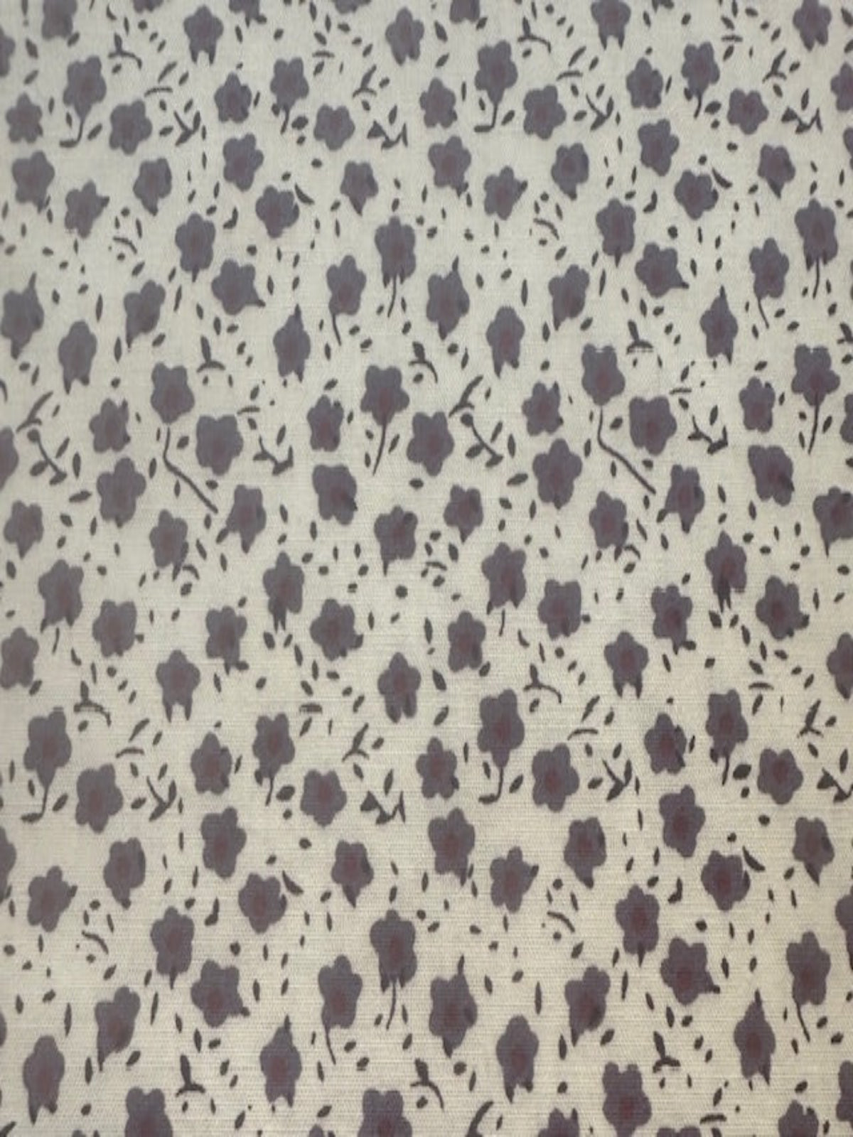 Mauve Ditsy Floral on Cotton Poplin