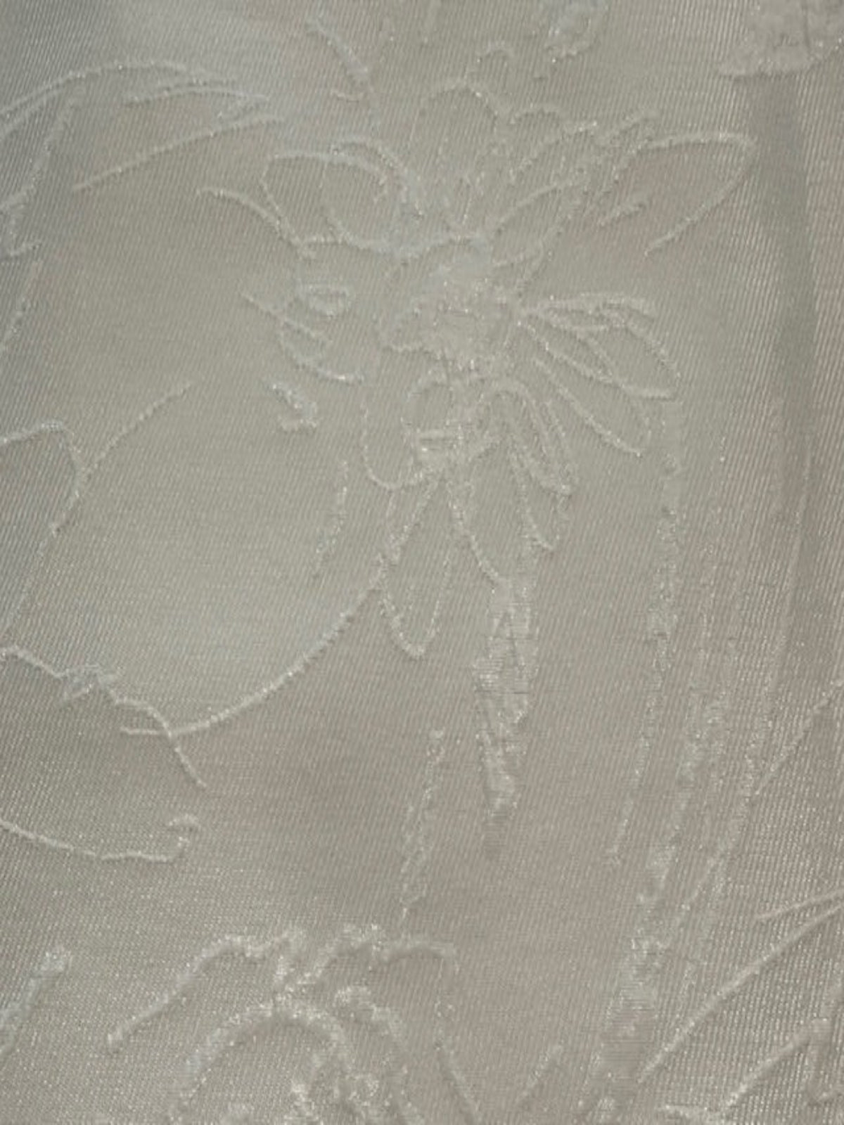 Ivory on Ivory Embossed Jacquard