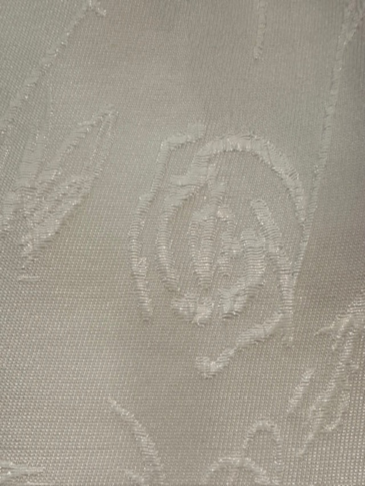 Ivory on Ivory Embossed Jacquard