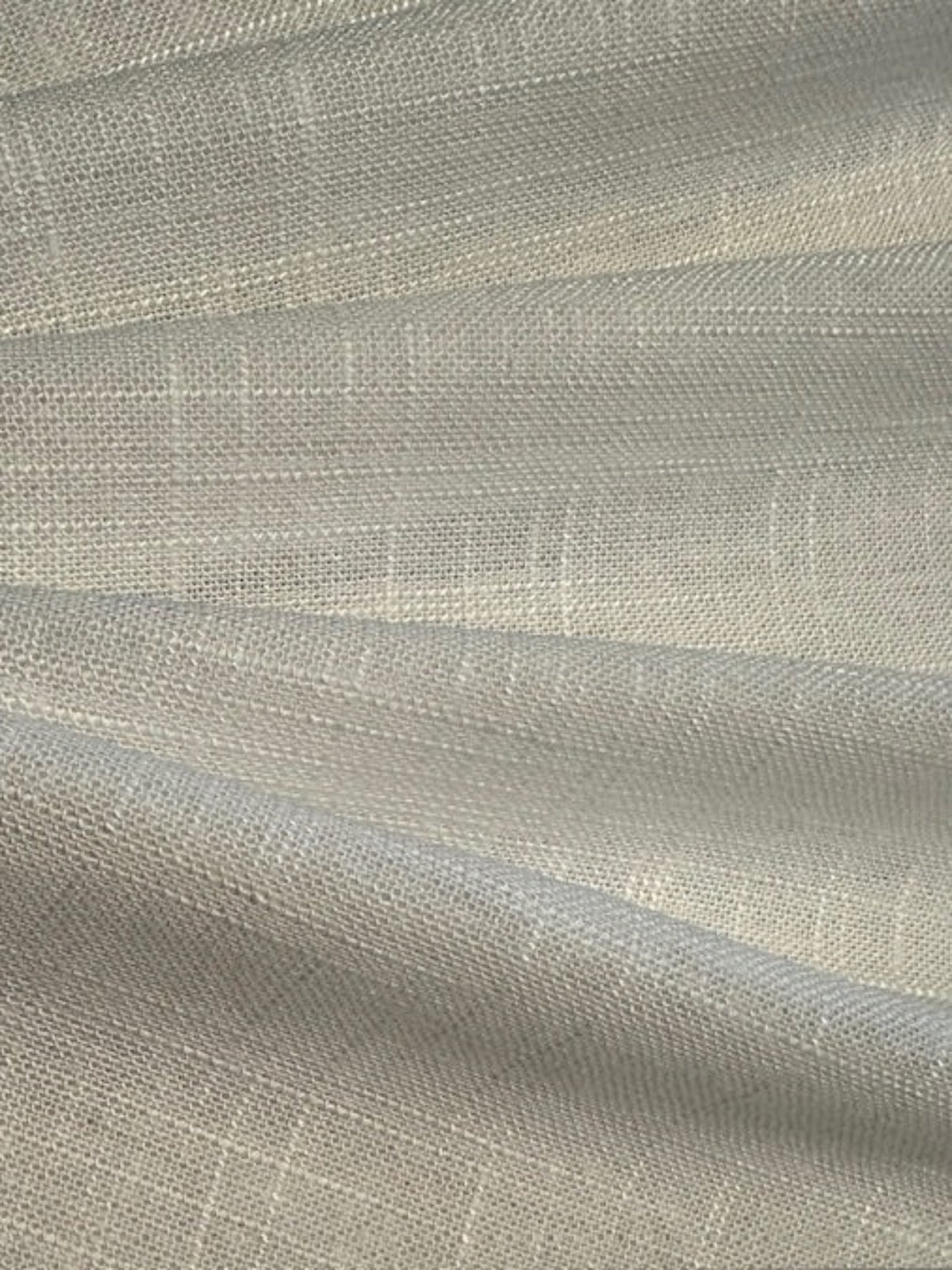 White Linen/Viscose Mix, Slubbed Look