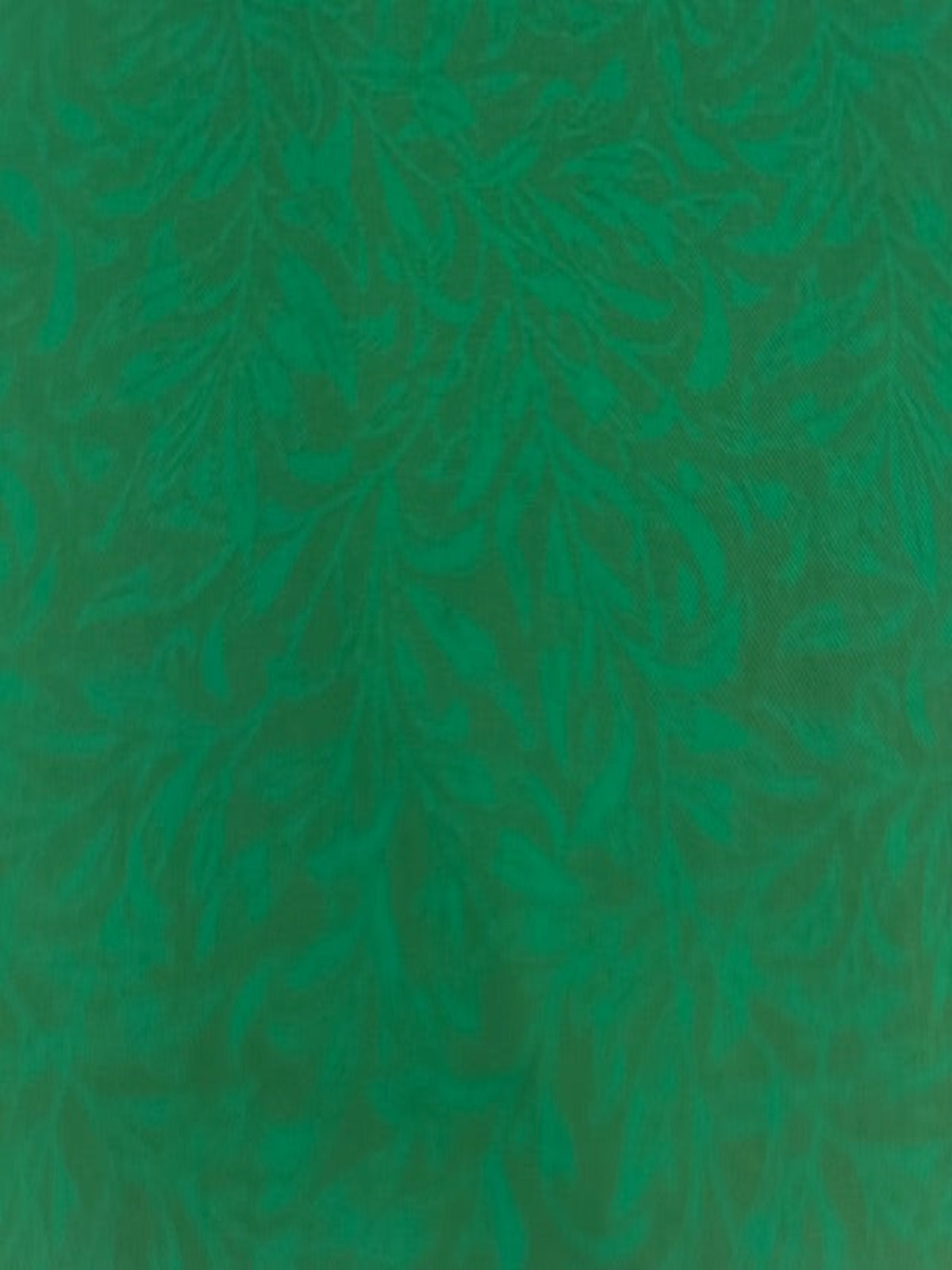 Willow Bough Trailing Leaf on Rich Green Cotton by "William Morris"