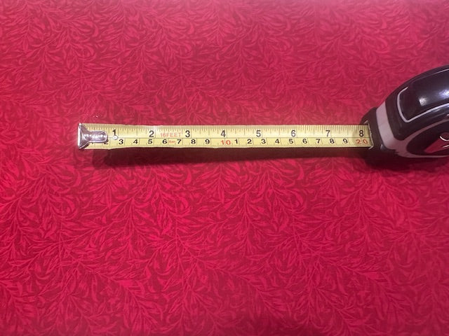 Willow Bough Trailing Leaf on Cherry Cotton by "William Morris"