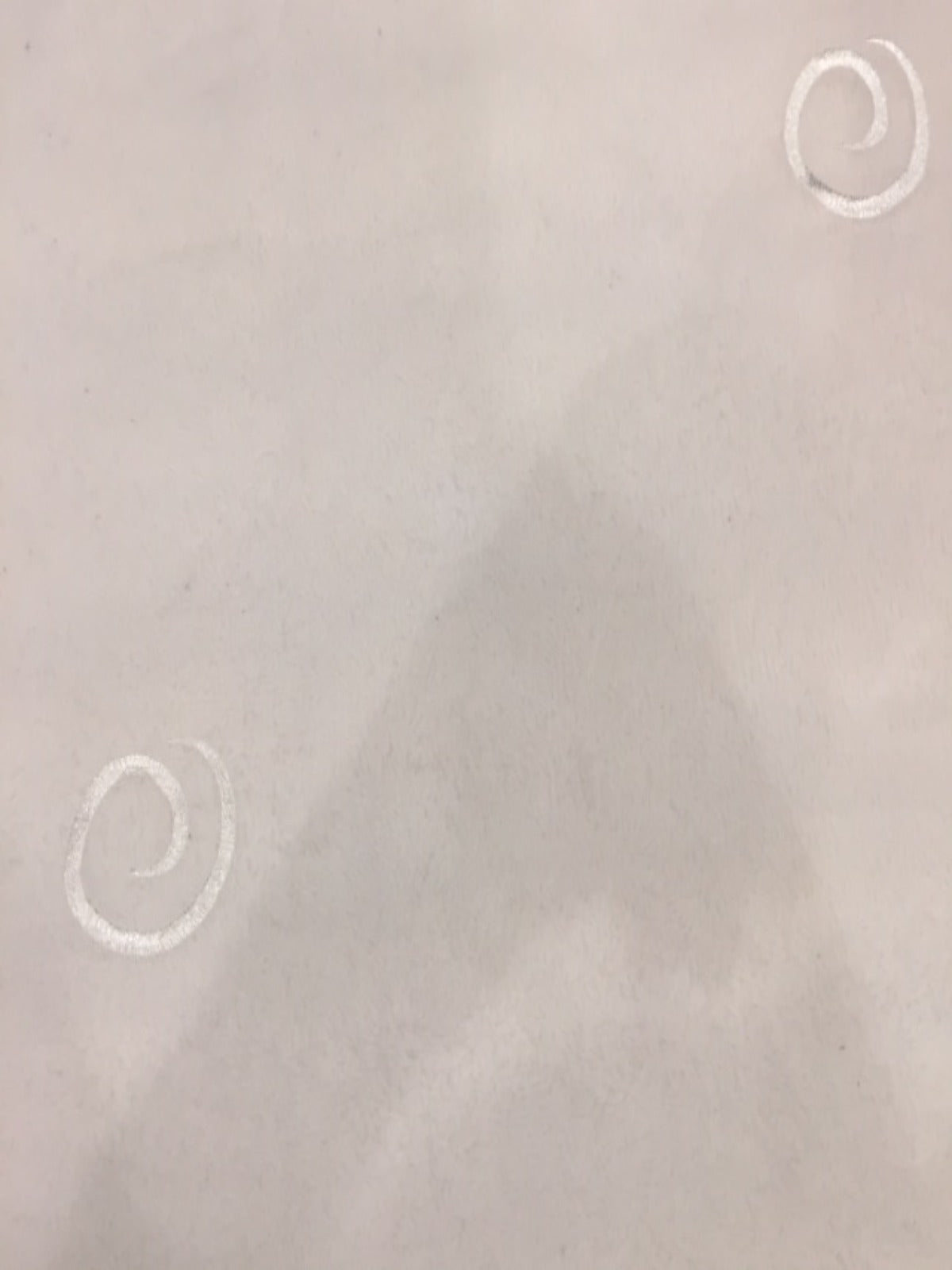 Ivory Swirl embroidery on Organza