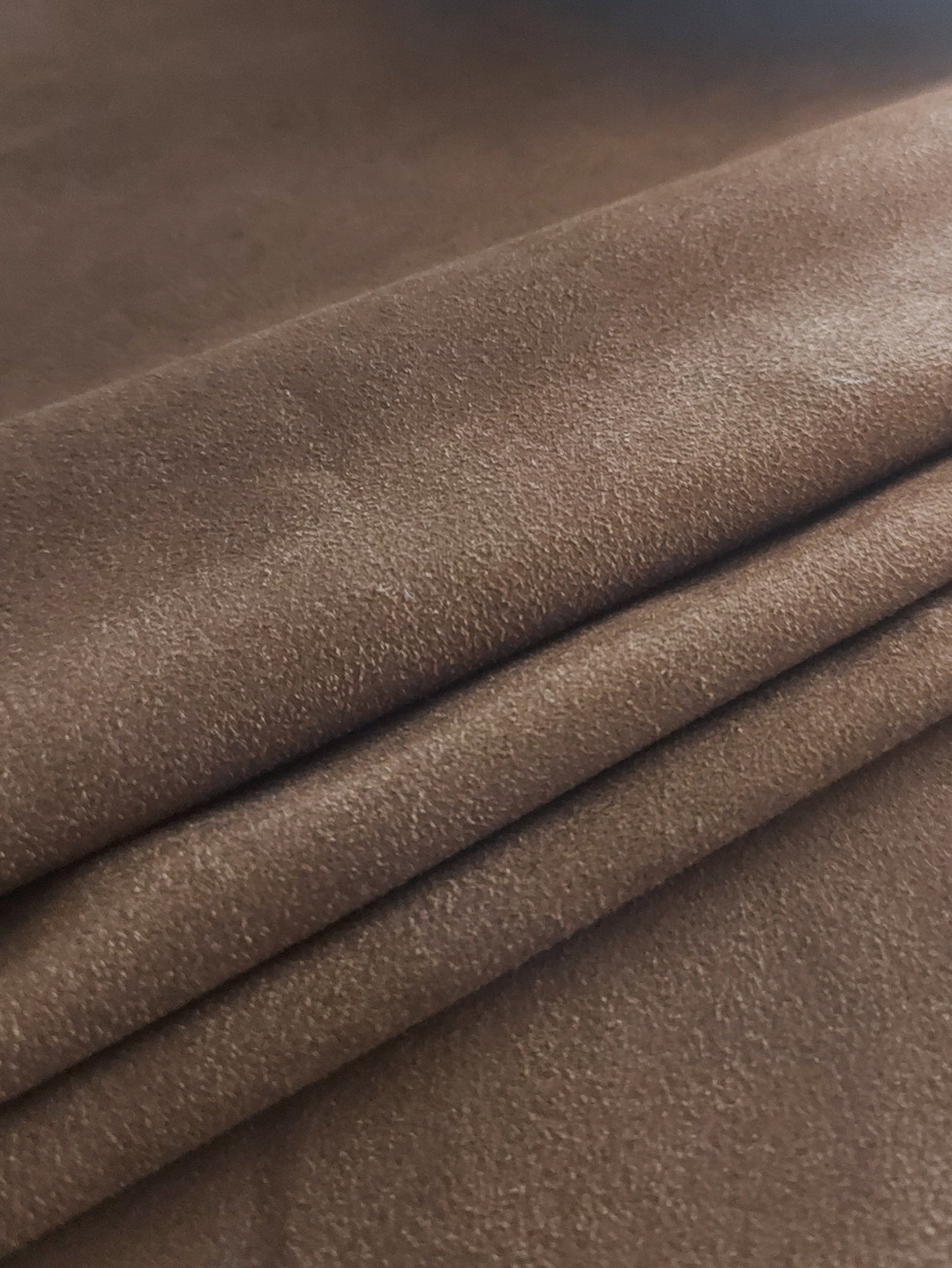 Chocolate Double Sided Suede