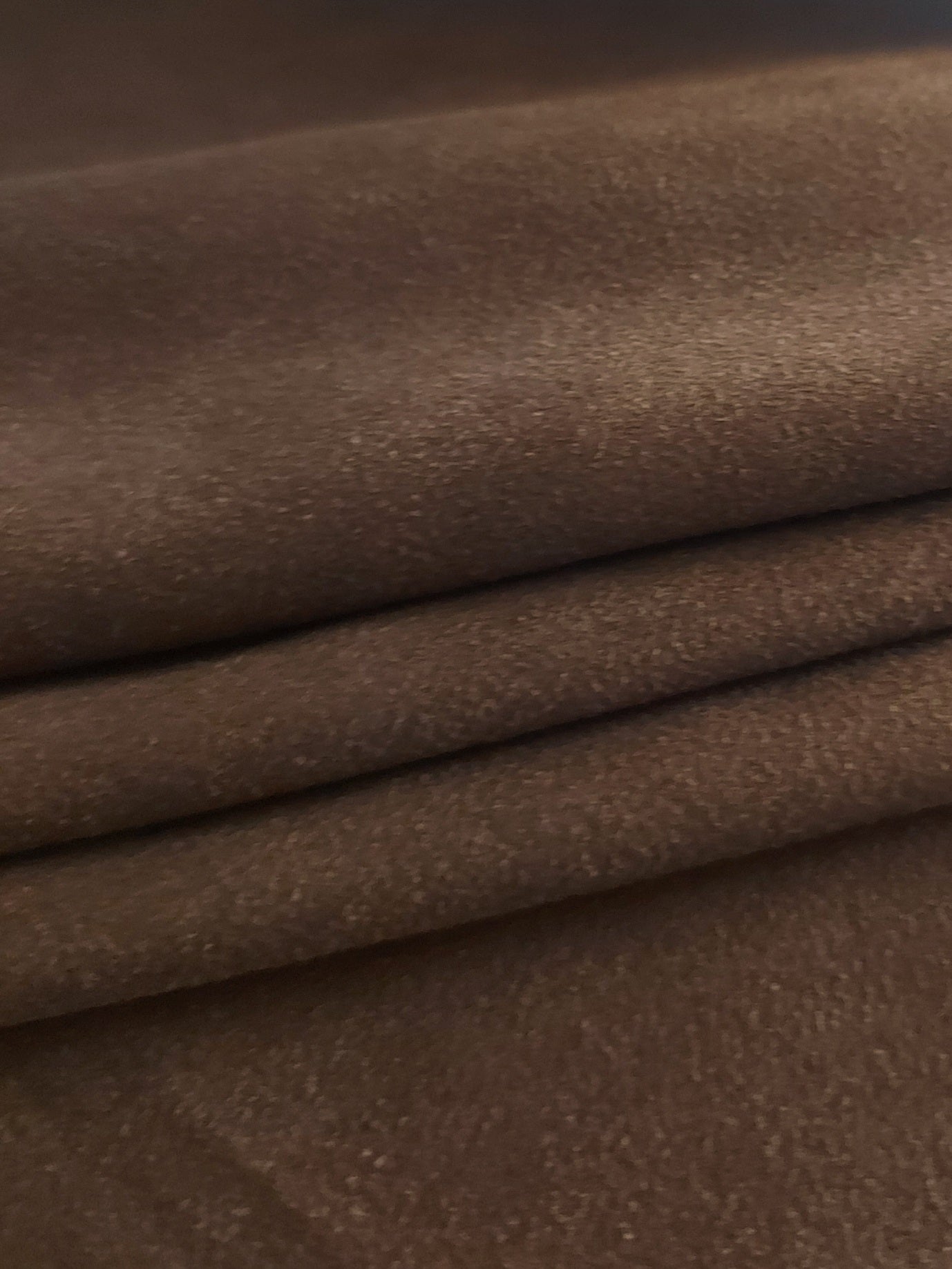 Chocolate Double Sided Suede