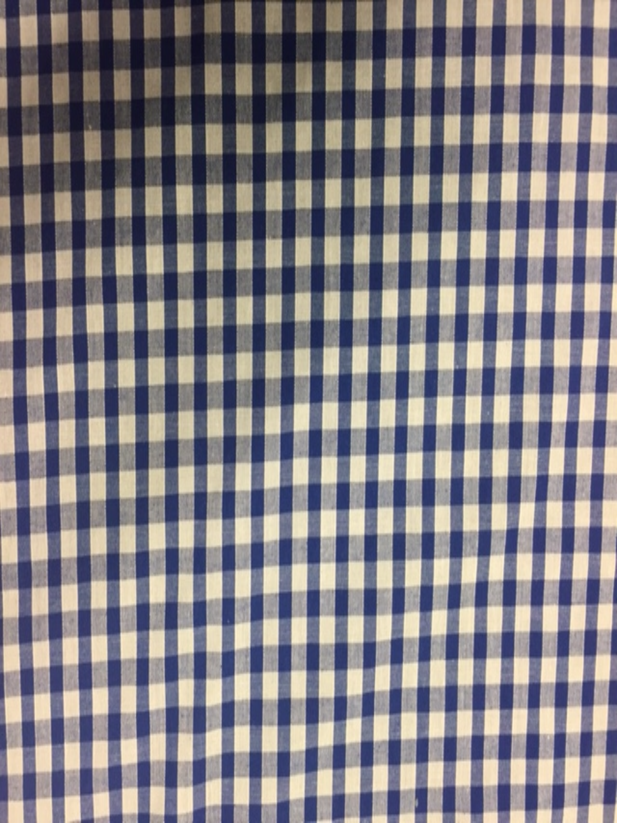 Royal 1/4" Gingham check - Deadstock fabric on AmoThreads