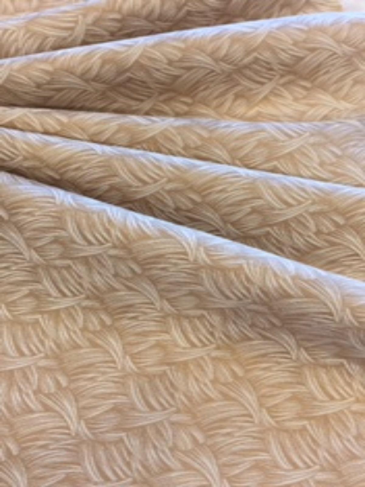 Gold Brushstroke Jacquard