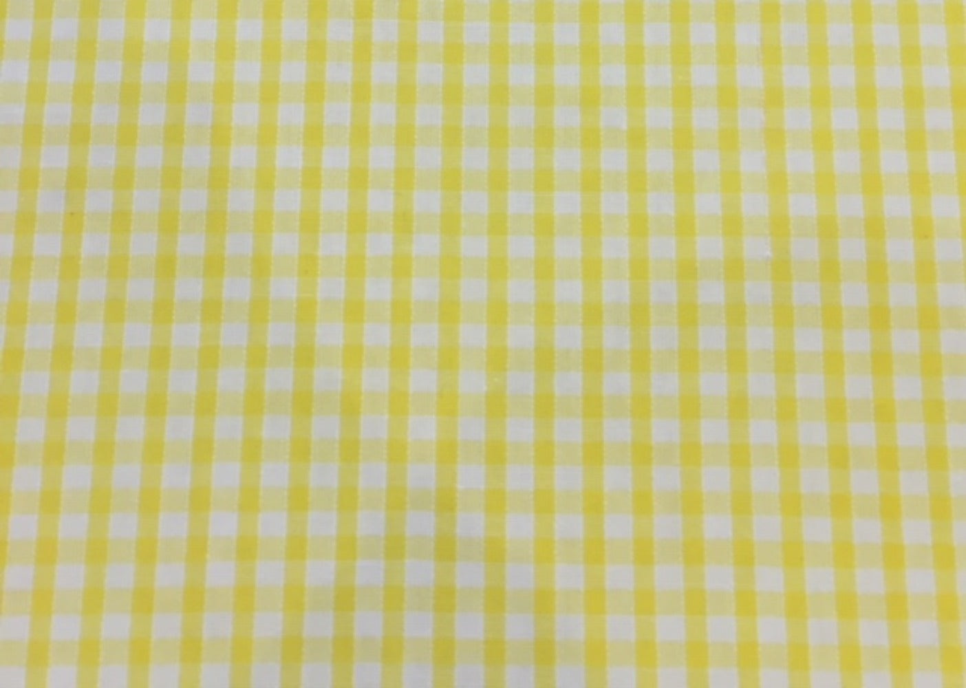 Yellow 1/8" Gingham Check - Deadstock fabric on AmoThreads