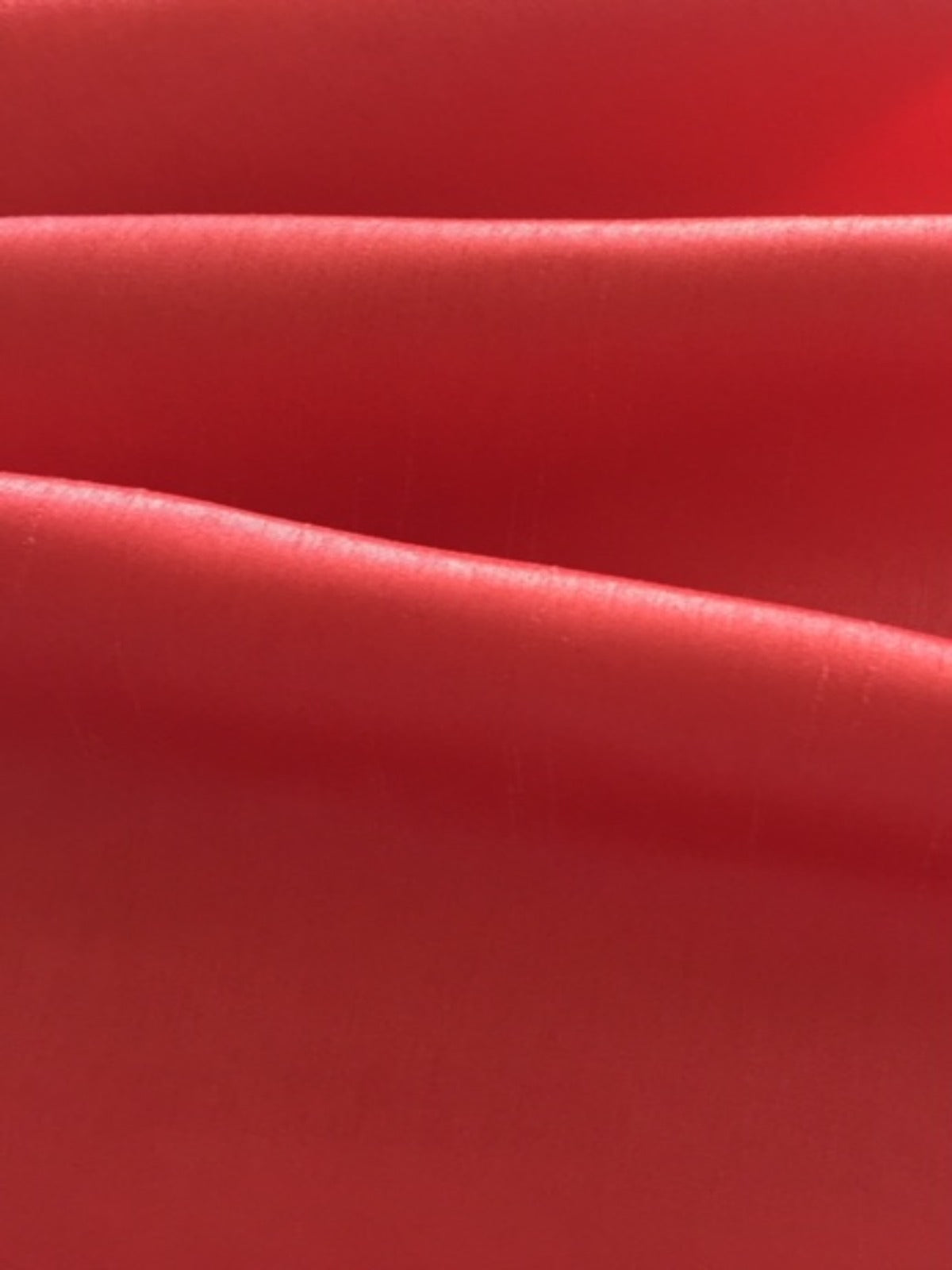 Vermillion Red Satin Backed Dupion